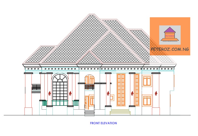 Spectacular 7-Bedroom Duplex Building Elevations
