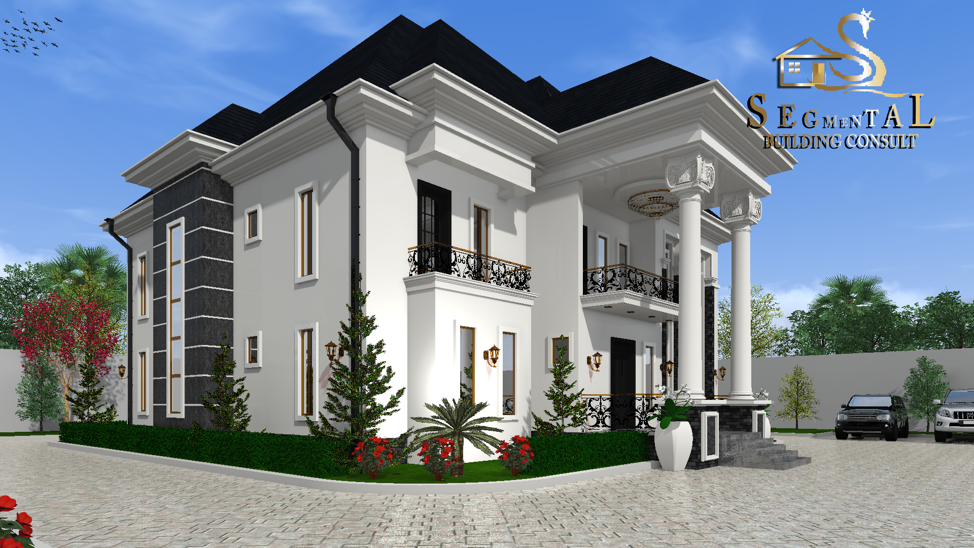 Modern Classic 5-Bedroom Story Building