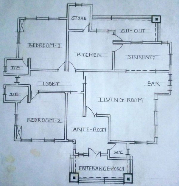 Your inputs are needed on this 2-bedroom plan.