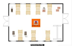 warehouse building floor plans