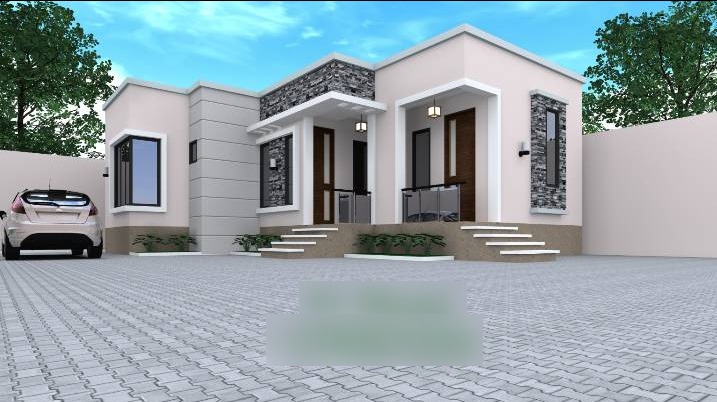 Modern 2-Bedroom Bungalow Building