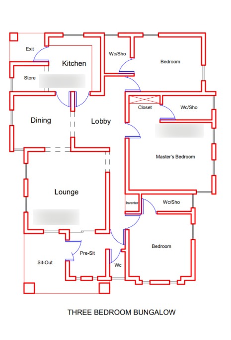 Free 3-Bedroom Bungalow House Plans
