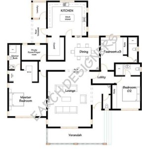 3 bedroom plan