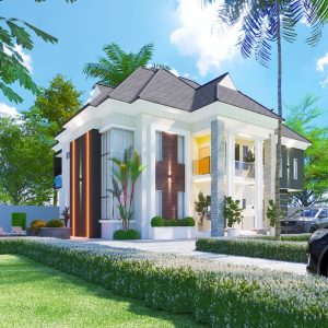 8-bedroom duplex building design