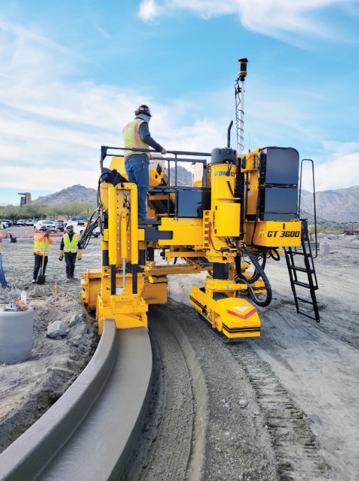 Machine Control in Concrete Applications