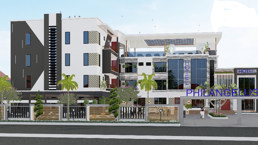 48 Bed L-Shaped Hotel Building Samples