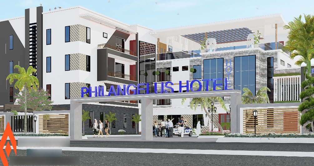 L-Shaped Hotel Building Samples