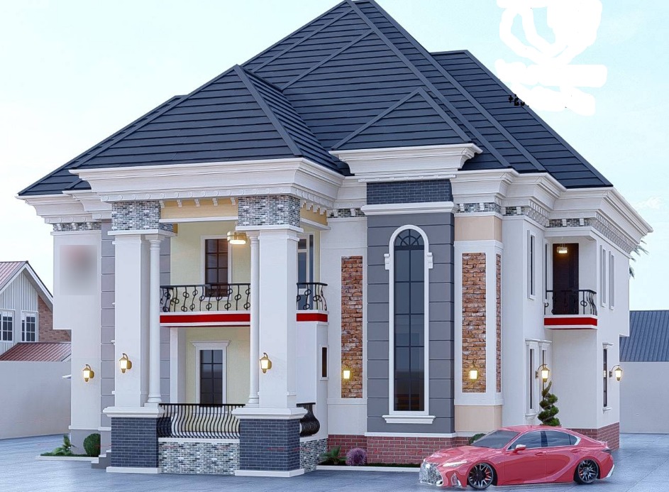 Lovely Five Bedroom Home Plan