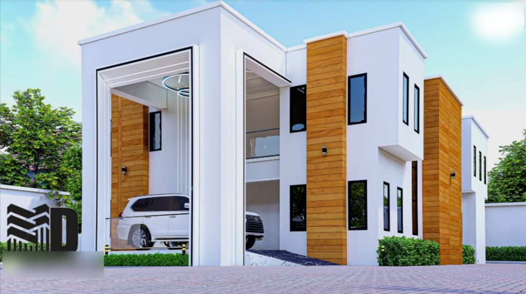 7-Bedroom Modern Home Plan