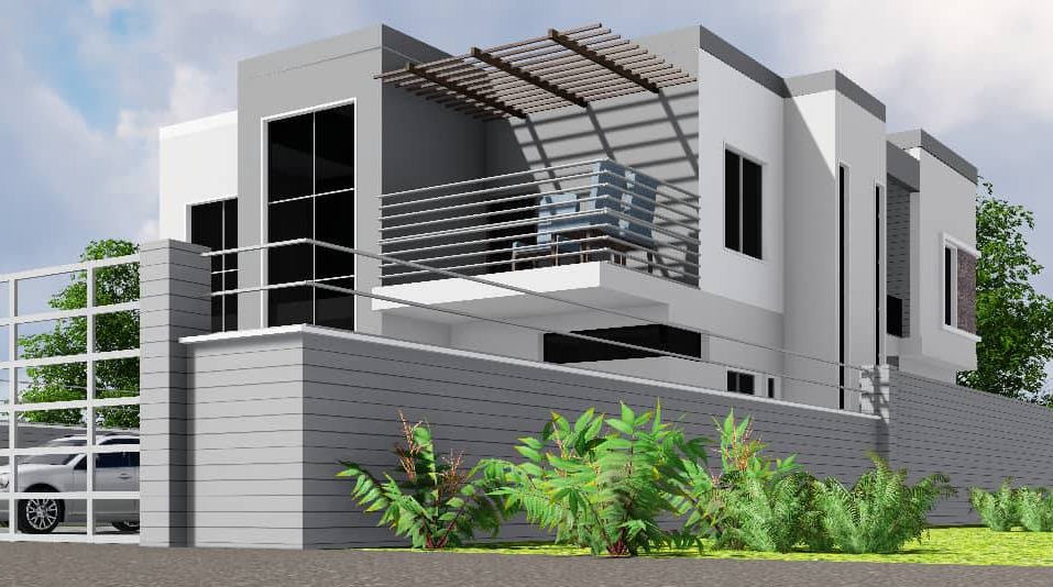 Contemporary Kerala 5-Bedroom 3D Designs