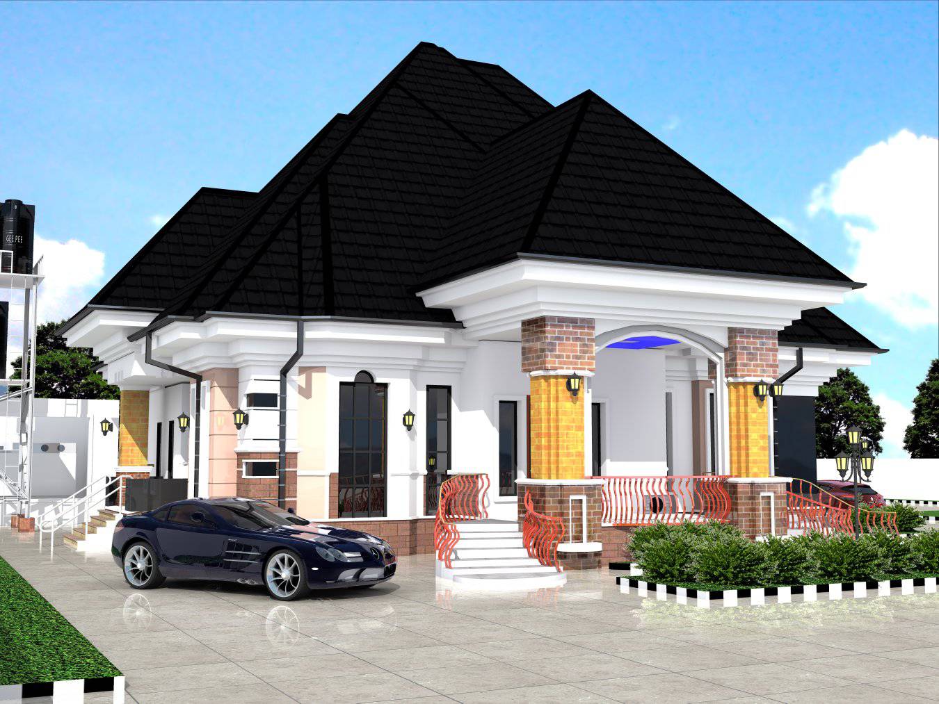 Luxury 3-Bedroom Home Plan