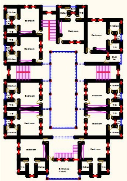 Hostel Building Plans