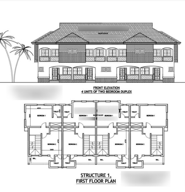 4 Units of 2-Bedroom Duplex Samples