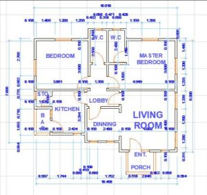 Simple and Affordable 2-Bedroom House Plan