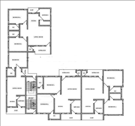 1, 2, 3 Bedroom Mixed Apartment Design