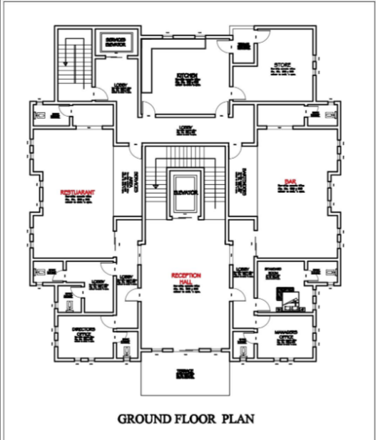 Free 50-Rooms Hotel Design